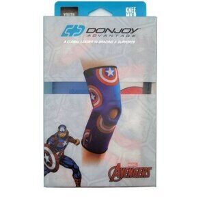 DonJoy Youth Neoprene Knee Sleeve Patella Donut Marvel Avengers CAPTAIN AMERICA